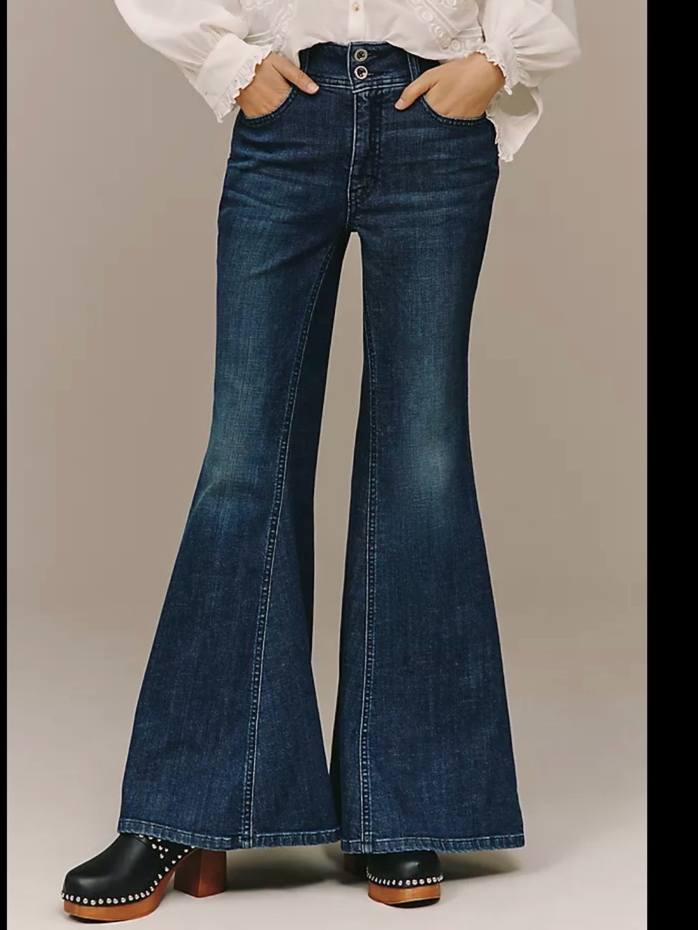 Anthropologie Pilcro Brigette High Rise Bell Bottom  Flare Jeans, Women’s Sz. 31